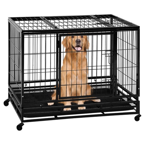 Dog crate cage - cage, large